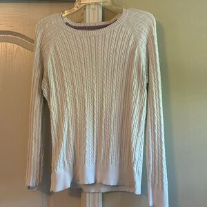 Long sleeve, knit patter sweater top